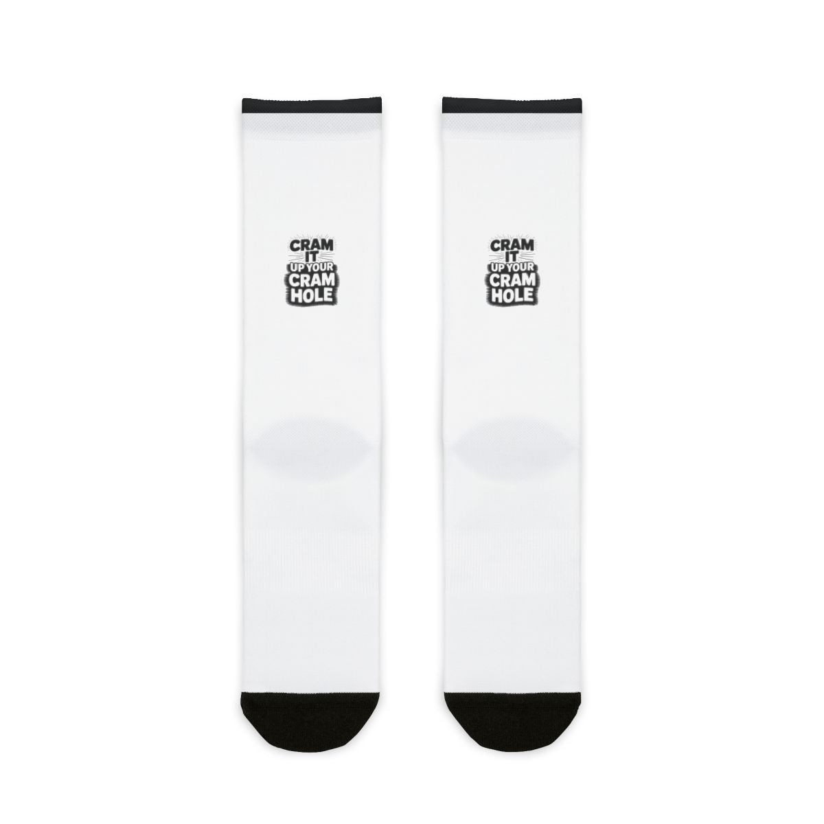 “Cram It up your Cram Hole” Socks - Bold, Comfortable, and Unapologetically Fun.